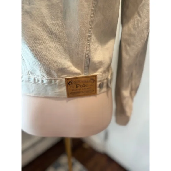Polo RL | Women’s Vintage inspired Denim Trucker Jacket | stonewashed | Size XS - Picture 7 of 14
